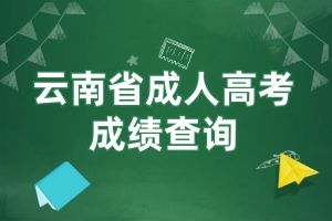 云南省成人高考2024年成绩什么时候出？分数线哪天公布？